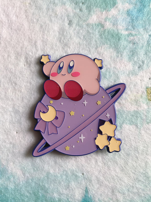 Kirby hard enamel pins