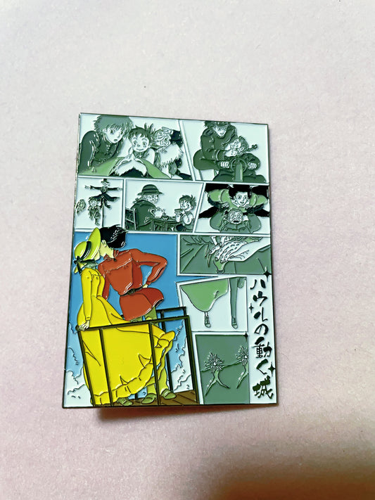 Howl’s Moving Castle enamel pin