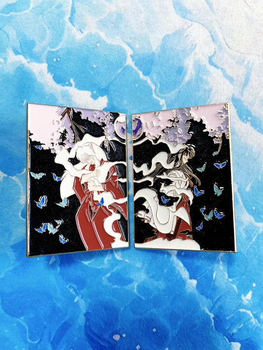 inuyasha  Kikyo pins(2pcs)