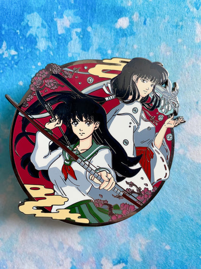 inuyasha Kikyo and Kagome pins