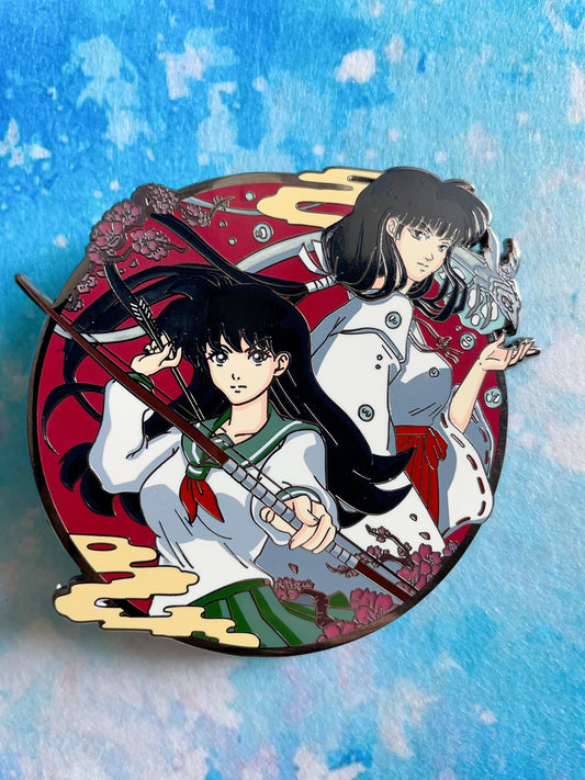 inuyasha Kikyo and Kagome pins