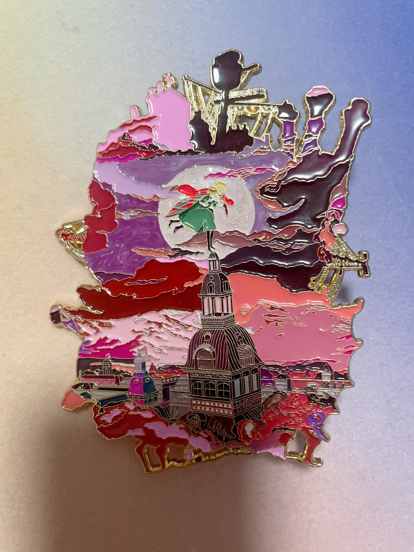 Howl’s Moving Castle enamel pin