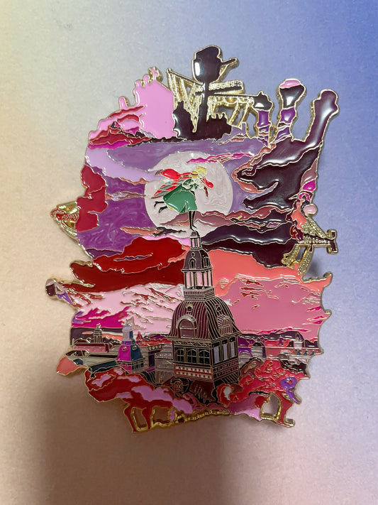 Howl’s Moving Castle enamel pin