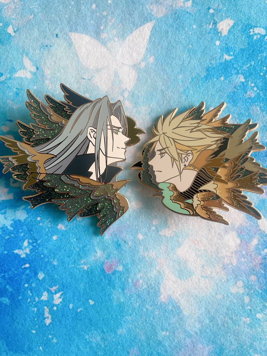 final fantasy enamel pin cloud