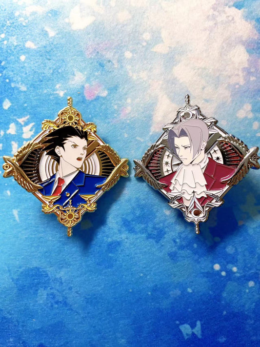 Ace Attorney enamel  Pins