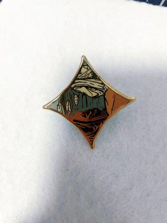 Good Omens hard enamel pins