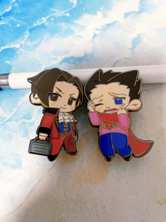 Ace Attorney enamel  Pins