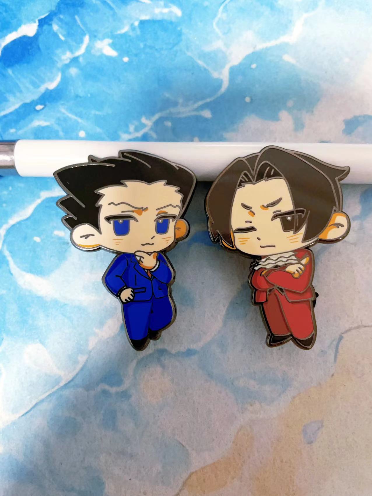 Ace Attorney enamel  Pins