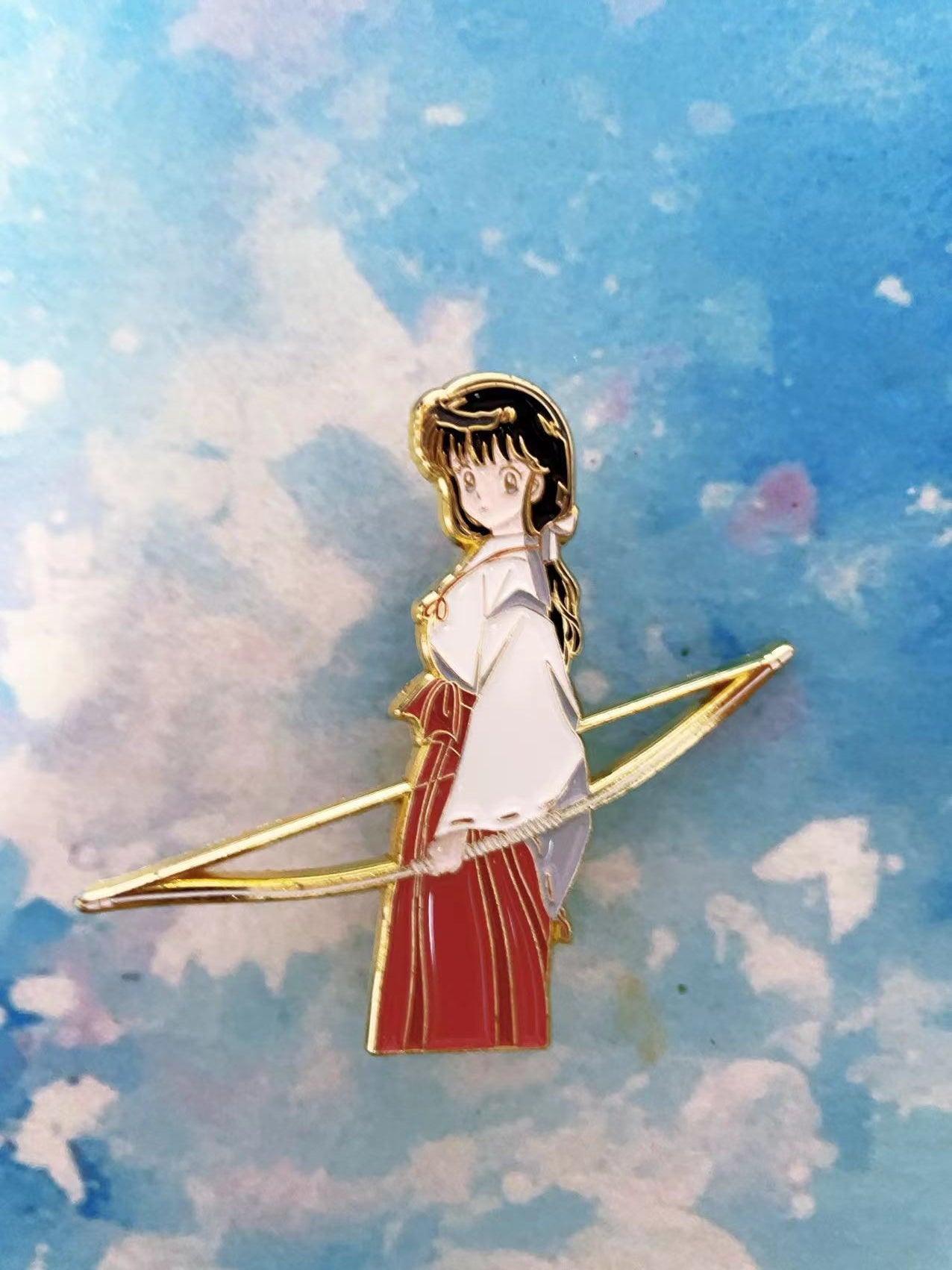 Inuyasha kikyo Enamel Pin – Rare Limited Edition for Collectors