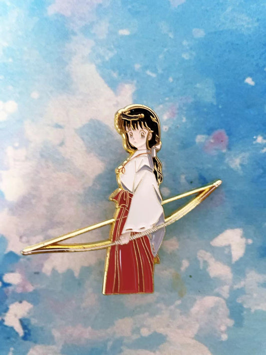 Inuyasha kikyo Enamel Pin – Rare Limited Edition for Collectors
