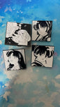 Inuyasha  Enamel Pin – Rare Limited Edition for Collectors(4pcs)
