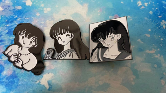 Inuyasha  Enamel Pin – Rare Limited Edition for Collectors(3pcs)