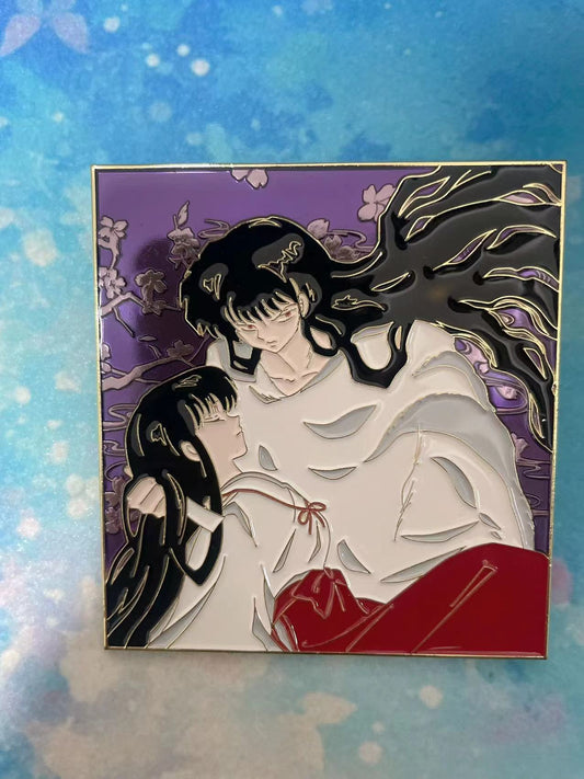  kikyo and Naraku Enamel Pin