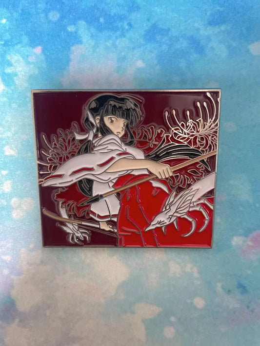 Inuyasha kikyo  Enamel Pin – Rare Limited Edition for Collectors