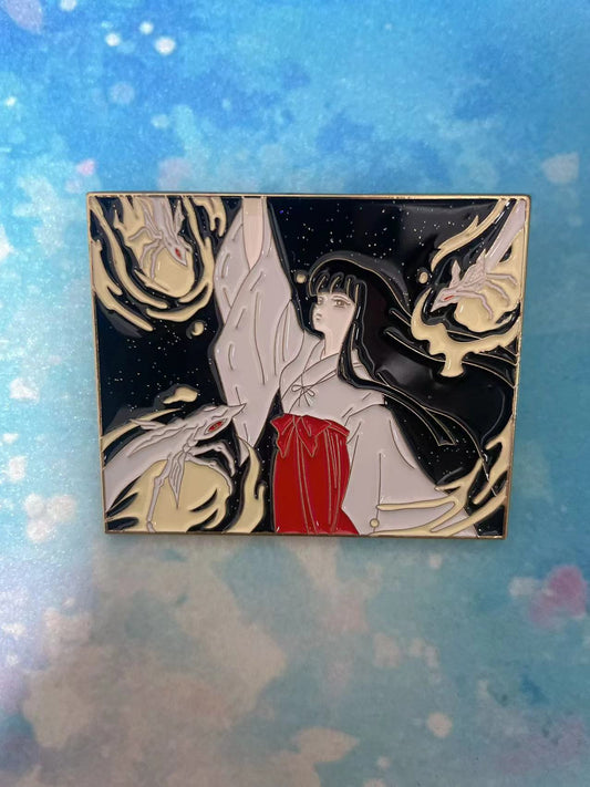 Inuyasha kikyo  Enamel Pin – Rare Limited Edition for Collectors