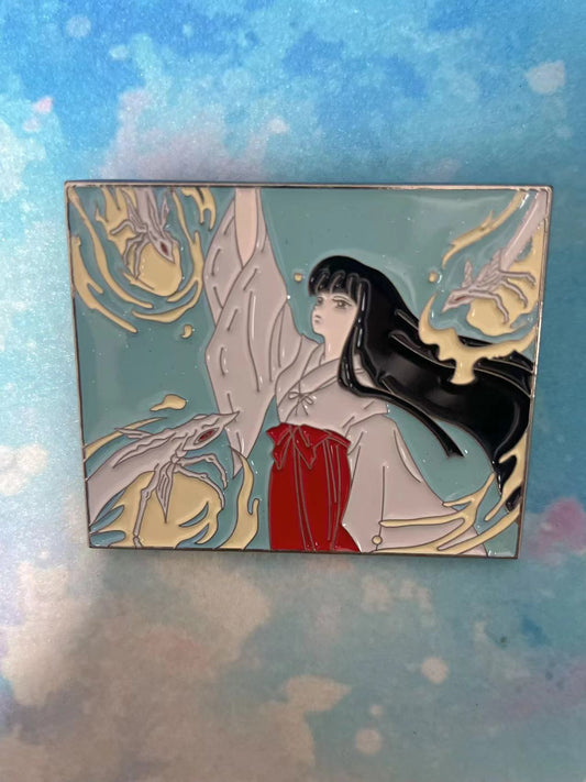 Inuyasha kikyo  Enamel Pin – Rare Limited Edition for Collectors