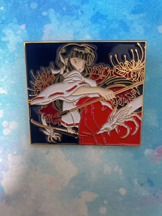 Inuyasha kikyo  Enamel Pin