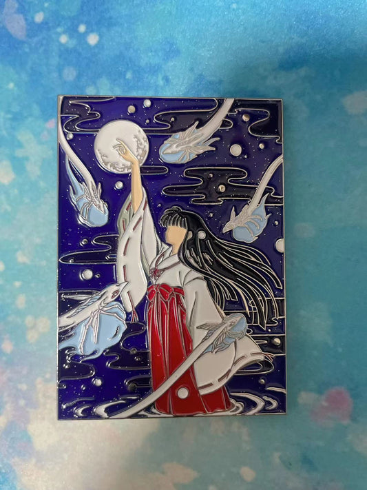 Inuyasha kikyo  Enamel Pin – Rare Limited Edition for Collectors