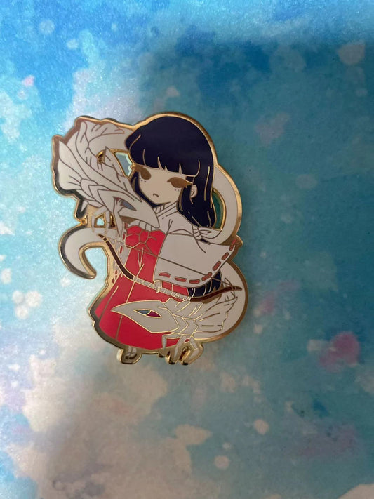Inuyasha kikyo  Enamel Pin – Rare Limited Edition for Collectors