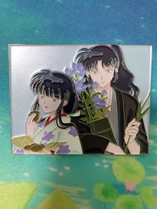 Inuyasha kikyo and Naraku Enamel Pin