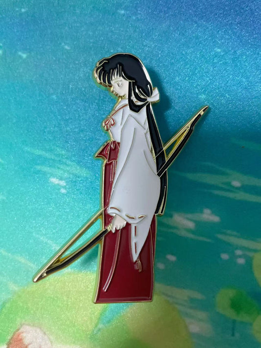 Inuyasha kikyo  Enamel Pin – Rare Limited Edition for Collectors
