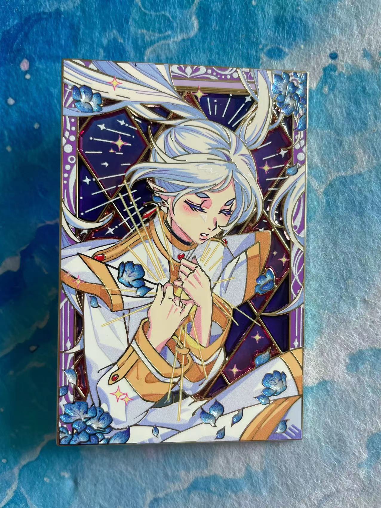 “Limited edition Frieren anime pins collector set”