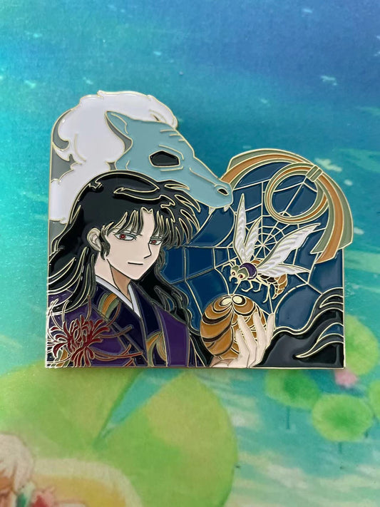 Inuyasha kikyo and Naraku Enamel Pin – Rare Limited Edition for Collectors