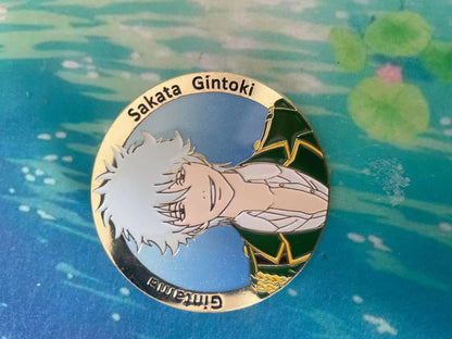 Gintama Enamel Pin | Limited Edition Anime Pins – Gintoki, Kagura, Hijikata