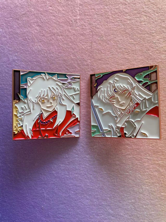 inuyasha Sesshomaru Enamel Pin(2pcs) – Rare Limited Edition for Collectors