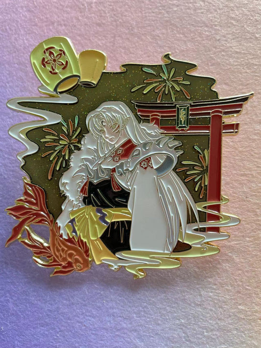 inuyasha Sesshomaru Enamel Pin – Rare Limited Edition for Collectors