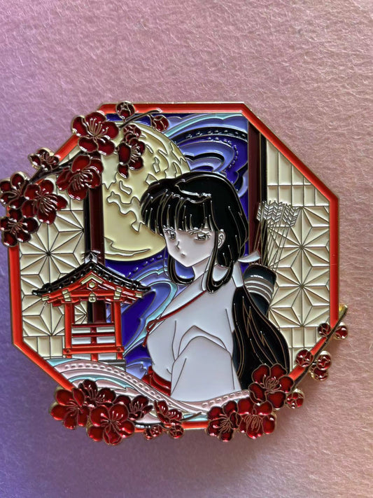 Inuyasha Kikyo Enamel Pins– Limited Edition Collectible Anime pin