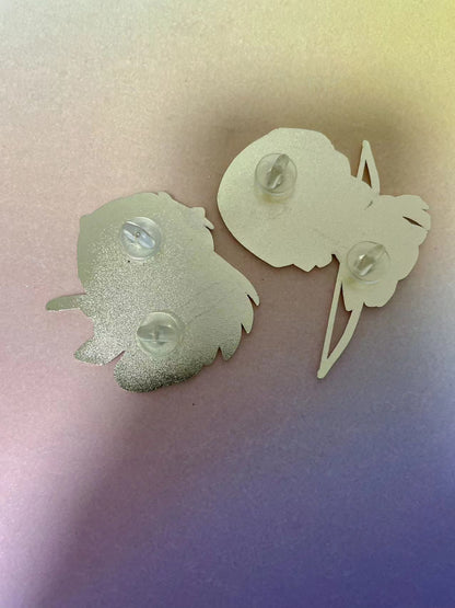 Inuyasha and Kikyo Enamel Pins(2pcs)– Limited Edition Collectible Anime pin
