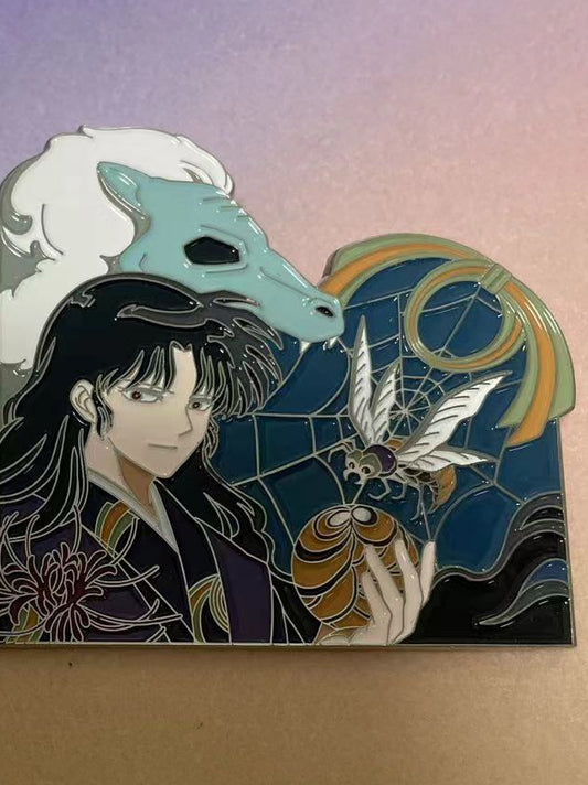Inuyasha Naraku Enamel Pins(2pcs)– Limited Edition Collectible Anime pin