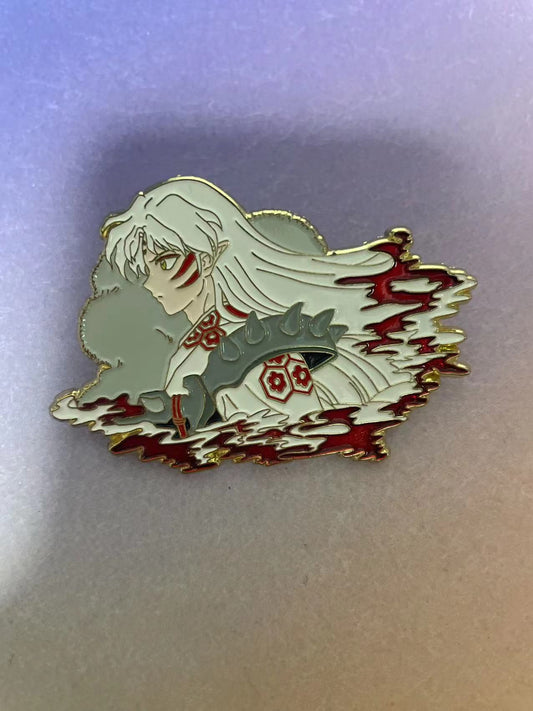 Sesshomaru Enamel Pin – Rare Limited Edition for Collectors