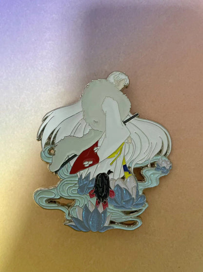 sesshomaru and rin enamel pin limited edition
