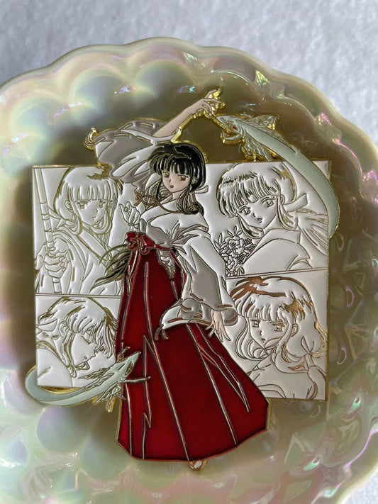 Inuyasha Kikyo Enamel Pins