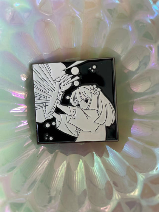 Kanna Enamel Pin
