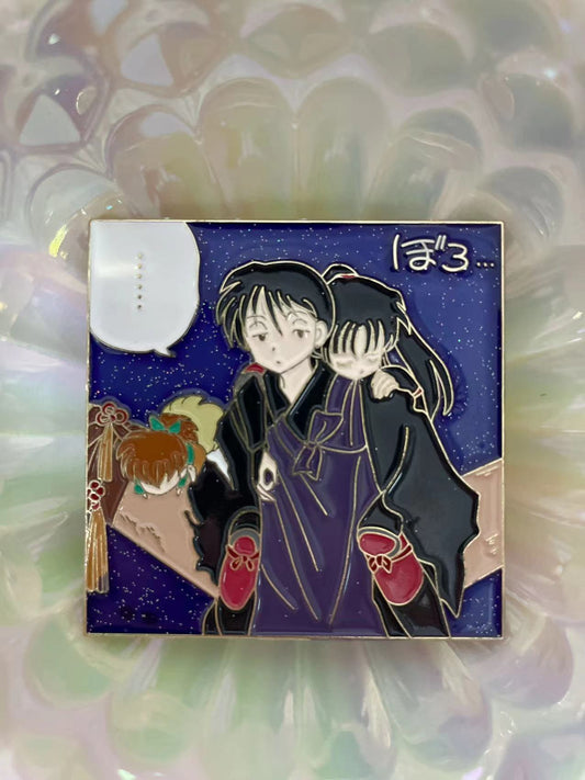 Miroku and  Sango  Enamel Pins