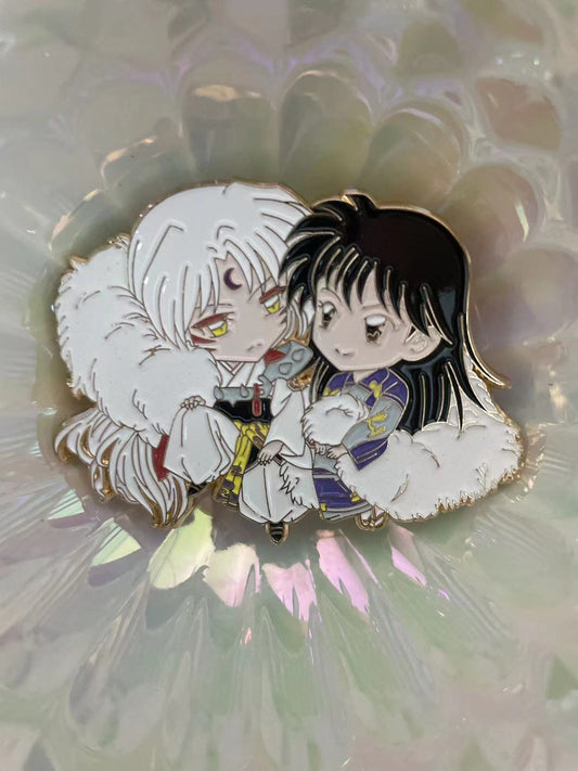 Sesshomaru & Rin Enamel Pin 