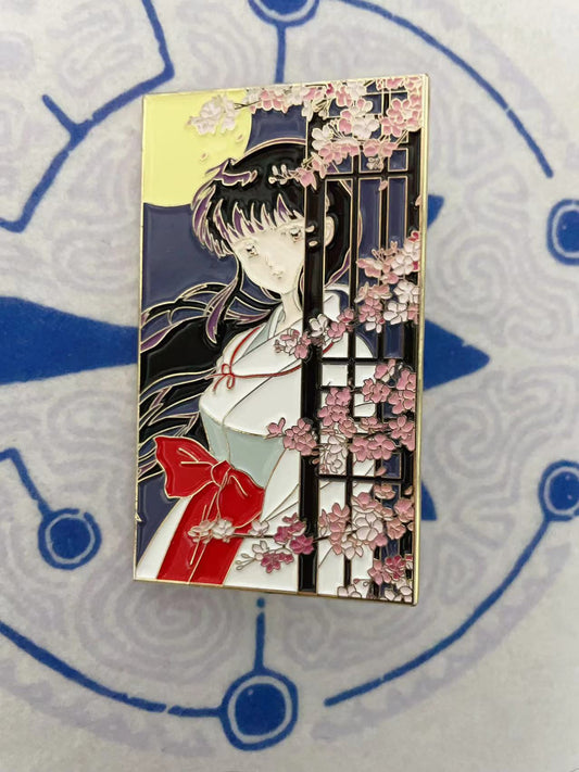 Inuyasha  Kikyo Enamel Pin – Rare Limited Edition for Collectors