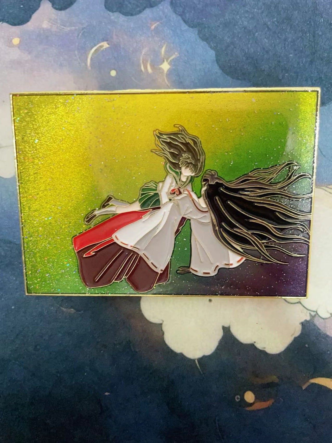 kikyo enamel pin