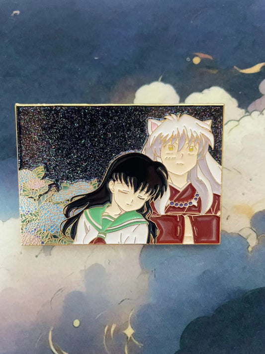 Inuyasha × Kagome Couple Enamel Pin