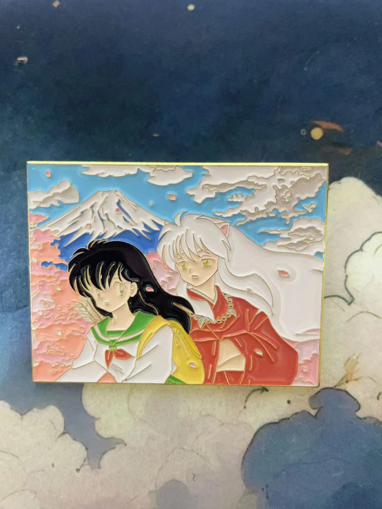 Inuyasha × Kagome Couple Enamel Pin