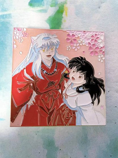Kikyo Enamel Pin – Inuyasha Collectible Hard Enamel Anime Pin