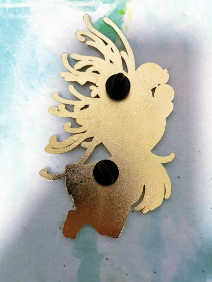 Kikyo Enamel Pin – Inuyasha Collectible Hard Enamel Anime Pin