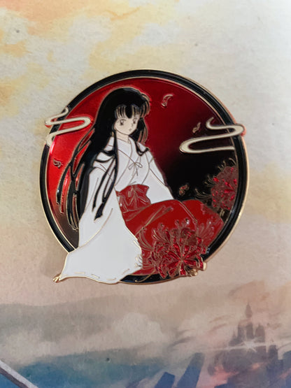 Inuyasha Kikyo Enamel Pins