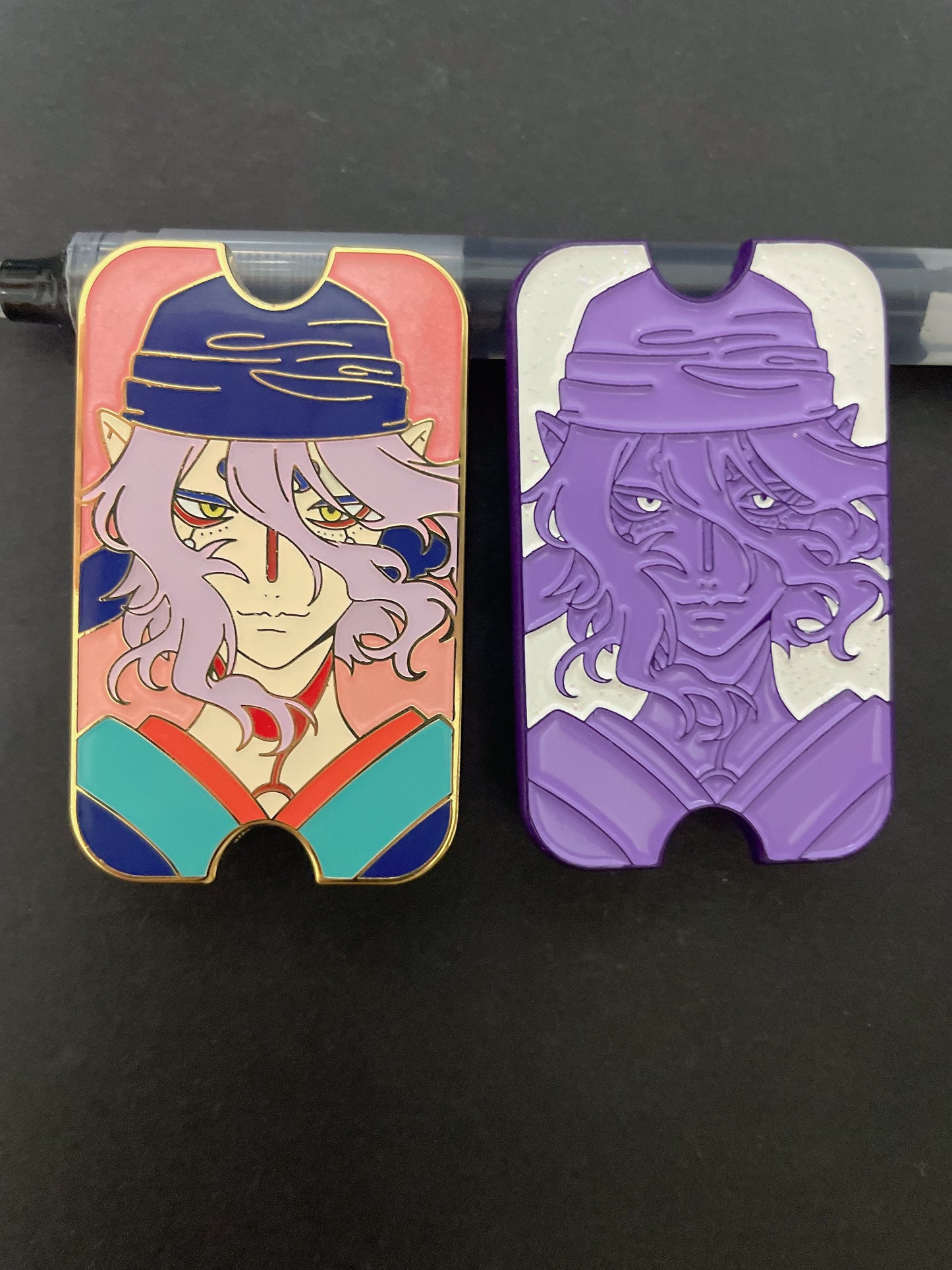 Mononoke Medicine Seller Hard Enamel Pins