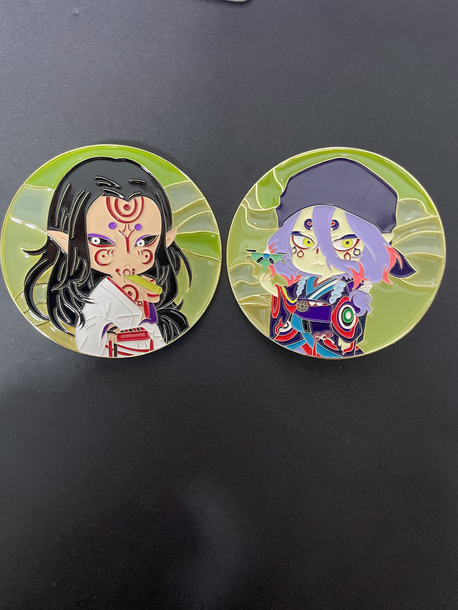 Mononoke Medicine Seller Hard Enamel Pins