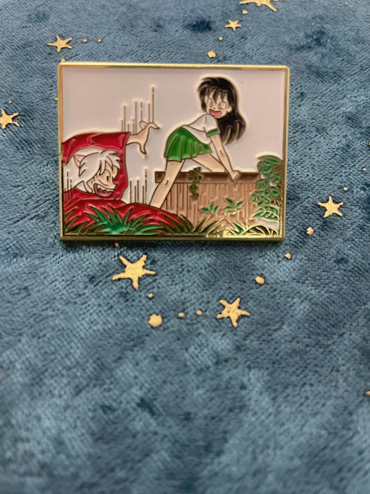 Inuyasha and  Kagome  Enamel Pins