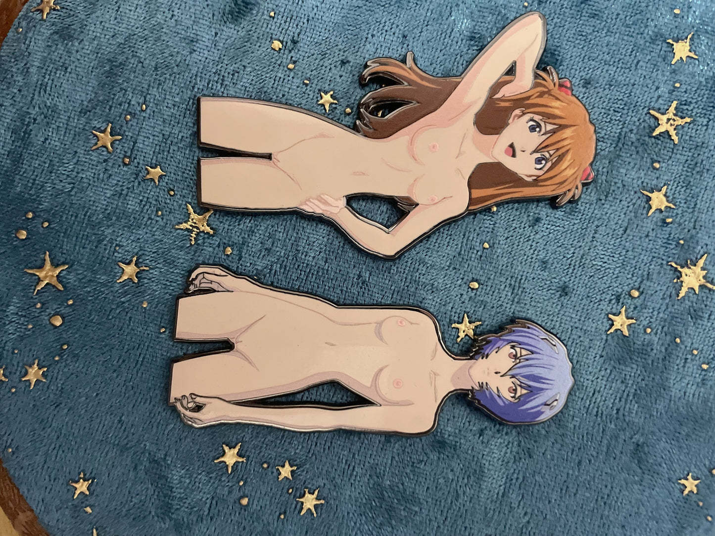 Rei Ayanami & Asuka Langley Enamel Pins